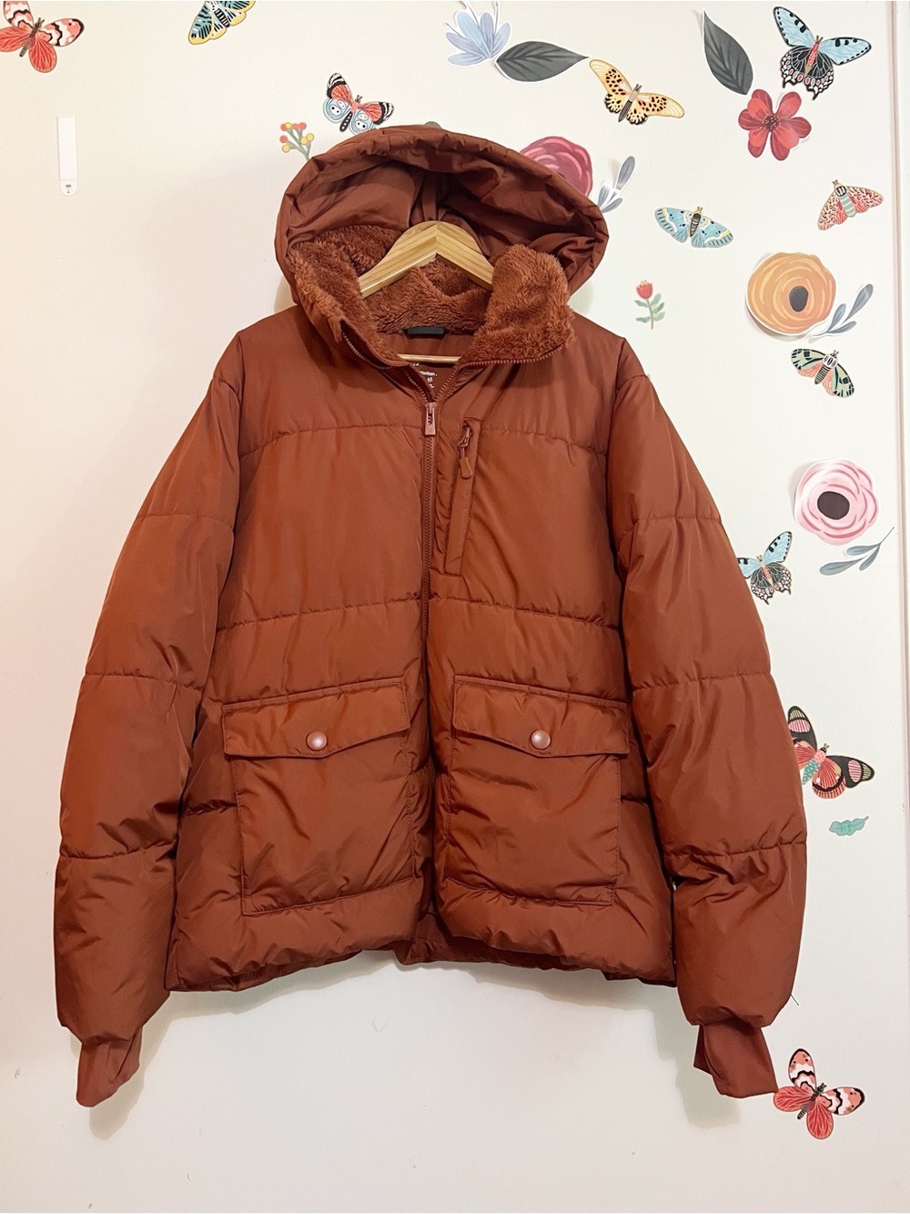 All in motion Rust Puffer Jacket L